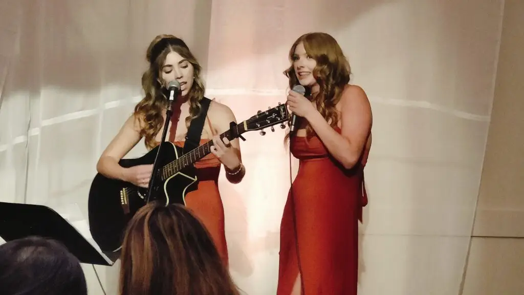 Home Kyla Gerber sings with her sister